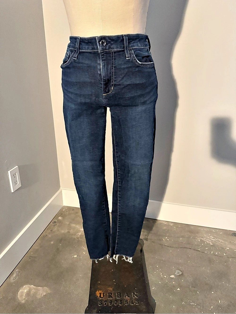 Joe's Jeans The Charlie High Rise Skinny Ankle Jeans Blue Waist 29